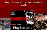 Top 13 Moustros de Resident Evil