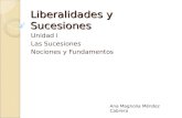 Liberal Ida Des y Sucesiones + Unidad I