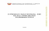 Código Nacional de Electricidad Suministro - Perú (Prepublicación 2009)
