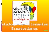 CATALOGO DE ARTESANÍAS ECUATORIANAS VILCA SACHA