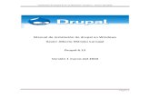 Manual de instalación de drupal en windows