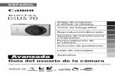 Manual de Camara Canon Ixus 70