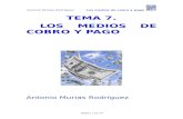 TEMA 7: LOS MEDIOS DE COBRO Y PAGO