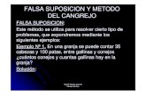Falsa Suposicion y Metodo Del Cangrejo