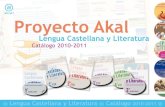 Catálogo de lengua y literatura