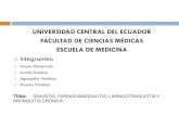 Sinusitis, Laringotraqueitis Bronquitis Cronica y Faringoamigdalitis..