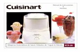 Cuisinart ice & sorbette maker manual in spanish español