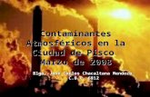 Contaminantes Atmosfericos en la Ciudad de Pisco Marzo 2008