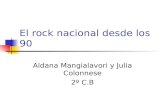 El Rock Nacional Desde Los 90
