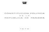 Panamá - Constitución 1972