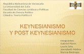Keynesianismo y Post-Keynesianismo