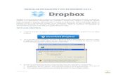 MANUAL DE INSTALACIÓN Y USO DE DROPBOX 0.8.21