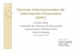 Taller de Normas Contables Internacionales (NIIF) - 1º Parte
