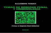 Temas de Derecho Penal y Criminologia - Alejandro Poquet