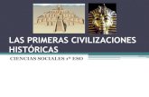LAS PRIMERAS CIVILIZACIONES HISTÓRICAS