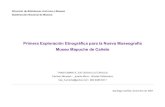 Primera Exploracion Etnografica Para La Nueva Museografia Museo Mapuche de Canete
