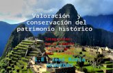 Valoración  y conservación del patrimonio histórico  juvenal