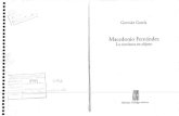 García - Macedonio Fernández, La escritura en objeto