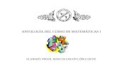 ANTOLOGÍA DEL CURSO DE MATEMÁTICAS I