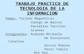 Tarjetas Magneticas, Codigo de Barra, Pantalla Tactil y Escaner