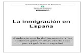 La inmigración en España, actuaciones del estado español en los países de orígen