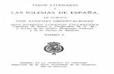 J.L. Villanueva, Viage literario a las iglesias de España, tomo I