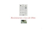 Resistencias y Ley de Ohm