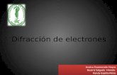 DIFRACCION DE ELECTRONES