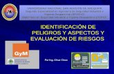 IDENT. DE PELIGROS, ASPECTOS Y EVALUACIÓN DE RIESGOS