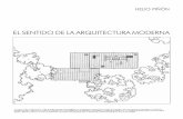 El sentido de la arquitectura Moderna - Helio Piñon