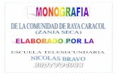 Monografía Telesecundaria "Nicolás Bravo"