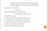 RECOLECCION DE DATOS CUANTITATIVOS