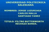 Filtro Butterworth Rechaza Banda