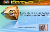 Estructura de las Aulas Virtuales según PACIE - Bloque Académico