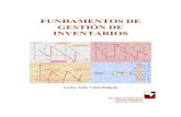Fundamentos de Gestion de Inventarios. Carlos Julio Vidal