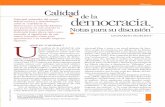 CALIDAD DEMOCRATICA