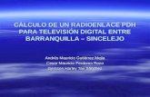 CÁLCULO DE UN RADIOENLACE PDH PARA TELEVISIÓN DIGITAL