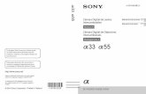 Manual Sony A33 y A55