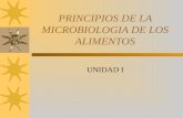 PRINCIPIOS DE LA MICROBIOLOGIA DE LOS ALIMENTOS