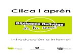 CLICA I APRÈN: Manual de introducción a internet