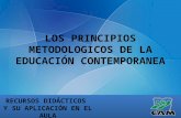 LOS PRINCIPIOS METODOLOGICOS DE LA EDUCACIÓN CONTEMPORANEA