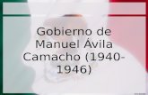 Gobierno de Manuel Ávila Camacho (1940-1946)