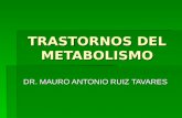Clase Trastornos Del Metabolismo
