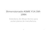 Dimension Ado Segun ASME Y14.5M