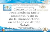 Caso de Cianobacteria en el lago de Atitlán Guatemala