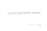 Lecciones de arquitectura.  Andrés Fernández Albalat