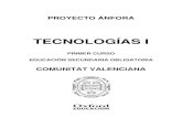Programacion Anfora Tecnologia 1 ESO Comunitat Valenciana Actualizada
