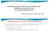 Unidades de Distancia Empleadas en Astronomia