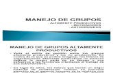 MANEJO DE GRUPOS