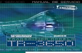 TR3650 Service Manual Spanish